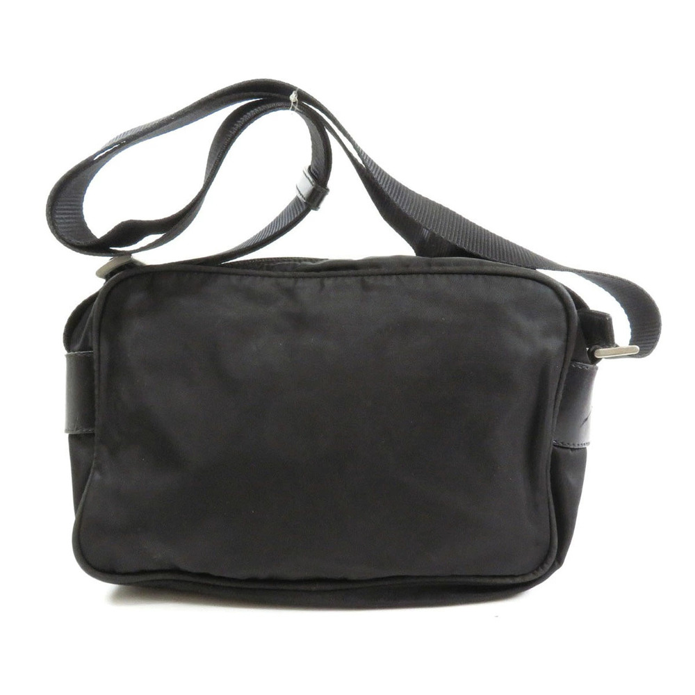 Prada plate Black Shoulder Crossbody logo bag